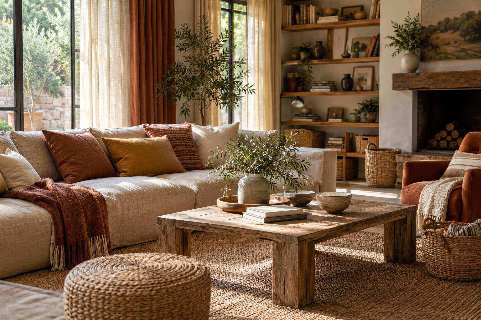 Textiles, couleurs : réchauffer un intérieur